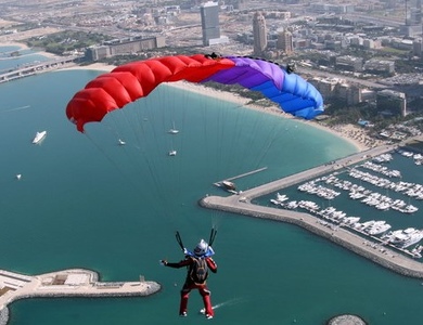 Прыгнуть с парашютом в Дубае