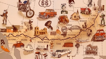 Route 66 (Из Нью-йорка до Лос-анджелеса по легендарной трассе 66)