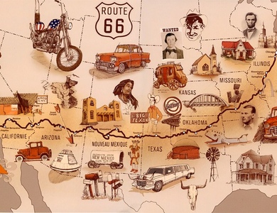 Route 66 (Из Нью-йорка до Лос-анджелеса по легендарной трассе 66)