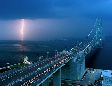 Японский Жемчужный - самый длинный подвесной мост