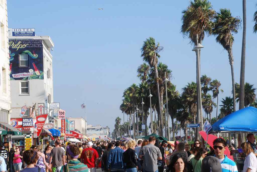 рынок на Venice beach, Калифорния